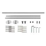 Edwardian VPB33221H Console Sink Leg Wall Support, Polished Chrome