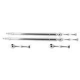 Edwardian VPB33221P Console Sink Leg Support, Polished Chrome