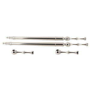 Edwardian VPB33226P Console Sink Leg Support, Polished Nickel