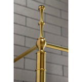 Edwardian VPB33227 Brass Console Sink Legs, Brushed Brass