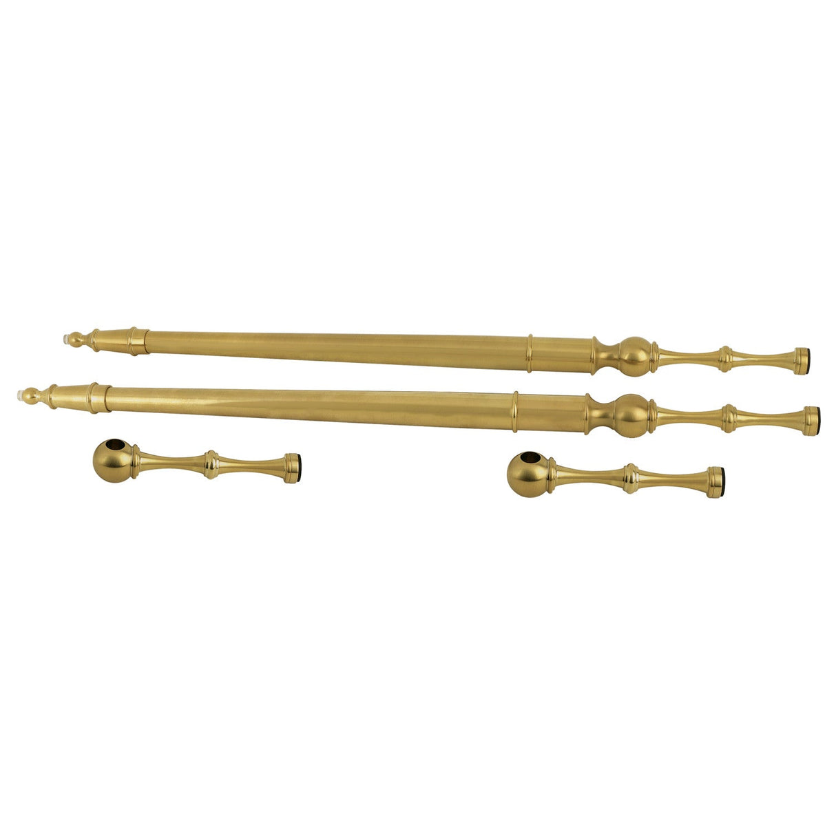 Edwardian VPB33227P Console Sink Leg Support, Brushed Brass