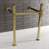 Fauceture VPB3322SQ7 22-Inch Stainless Steel Console Sink Legs, Brushed Brass