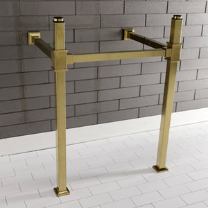 Fauceture VPB3322SQ7 22-Inch Stainless Steel Console Sink Legs, Brushed Brass