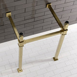 Fauceture VPB3322SQ7 22-Inch Stainless Steel Console Sink Legs, Brushed Brass