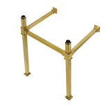 Fauceture VPB3322SQ7 22-Inch Stainless Steel Console Sink Legs, Brushed Brass