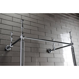 Edwardian VPB33281 Brass Console Sink Legs, Polished Chrome