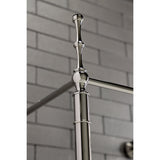 Edwardian VPB33286 Brass Console Sink Legs, Polished Nickel