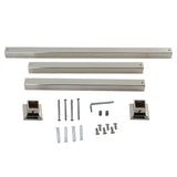 Fauceture VPB3328SQ6H Console Sink Legs Wall Support, Polished Nickel