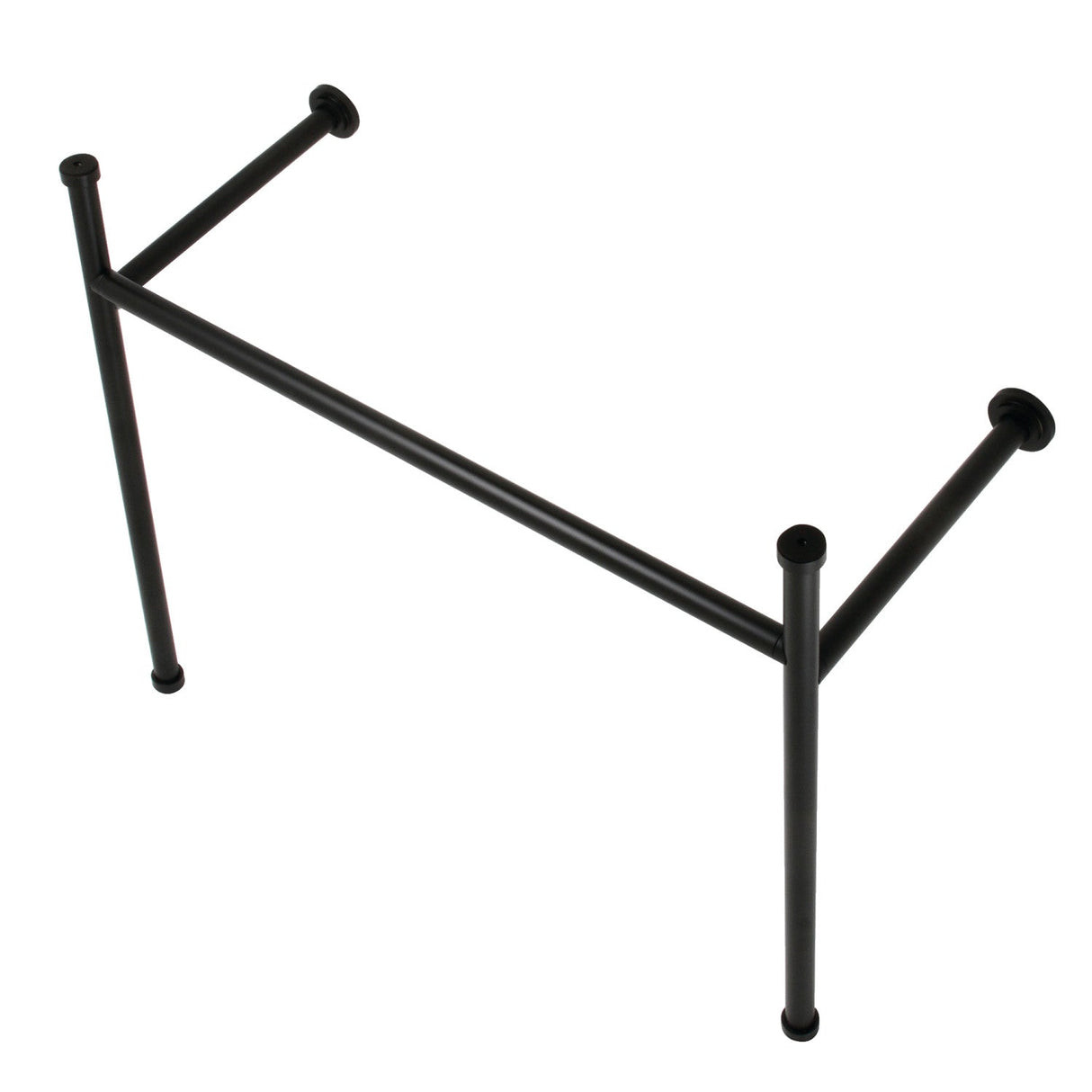 Hartford VPB39170 Stainless Steel Console Sink Legs, Matte Black