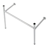Hartford VPB39171 Stainless Steel Console Sink Legs, Polished Chrome