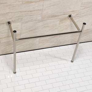Hartford VPB39176 Stainless Steel Console Sink Legs, Polished Nickel