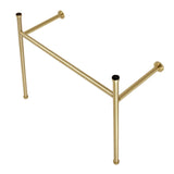 Hartford VPB39177 Stainless Steel Console Sink Legs, Brushed Brass