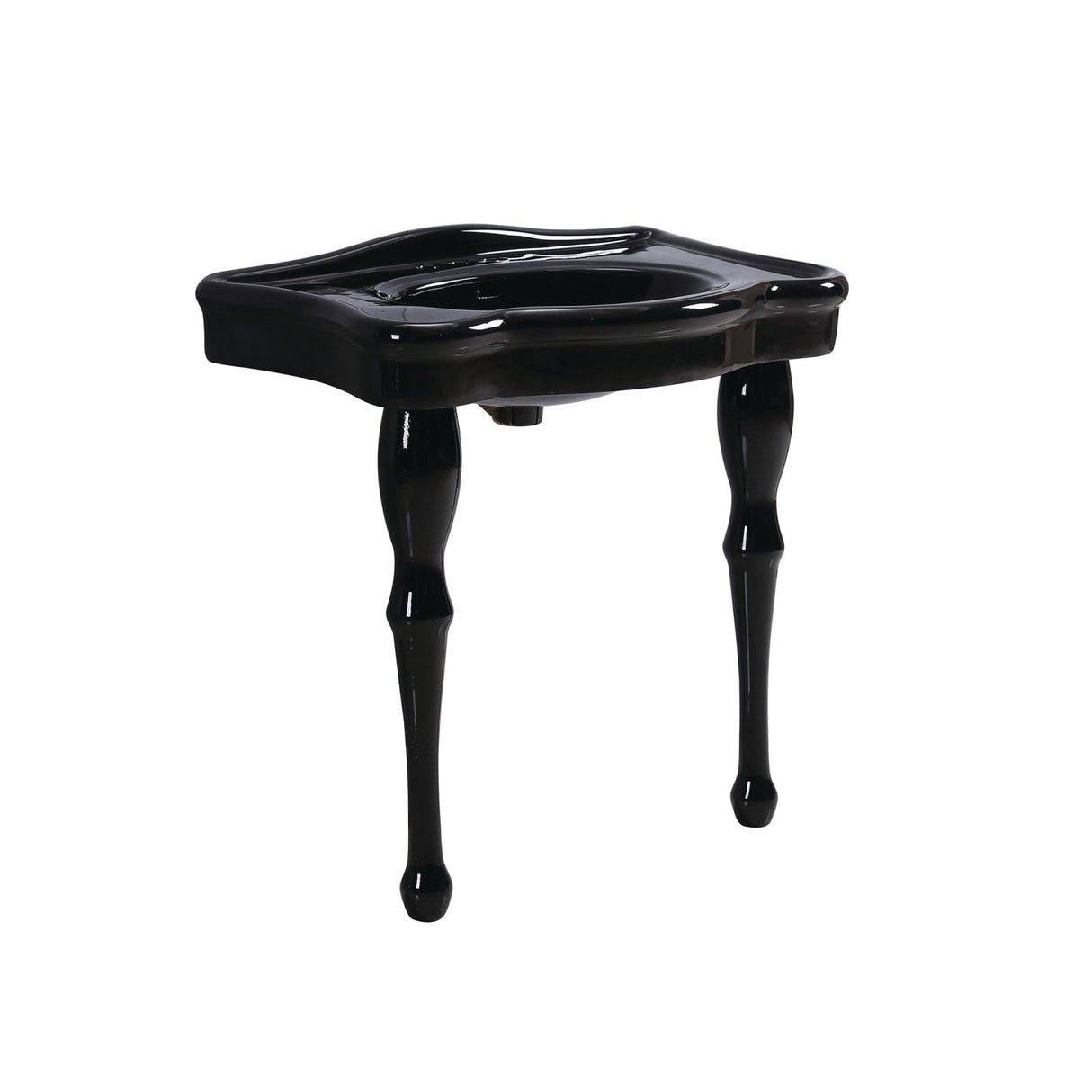 Imperial VPB5324K Ceramic Console Sink, Black