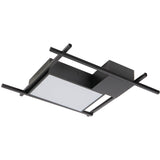 VONN Radium VRCF49304BL 19" Integrated LED ETL Certified Ceiling Lighting Rectangular Semi Flush in Black