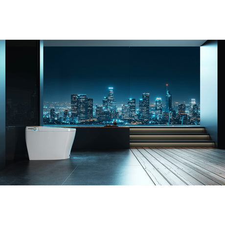 Kingston Sona VSC39917 - Edison Smart Toilet, White/Brushed Brass