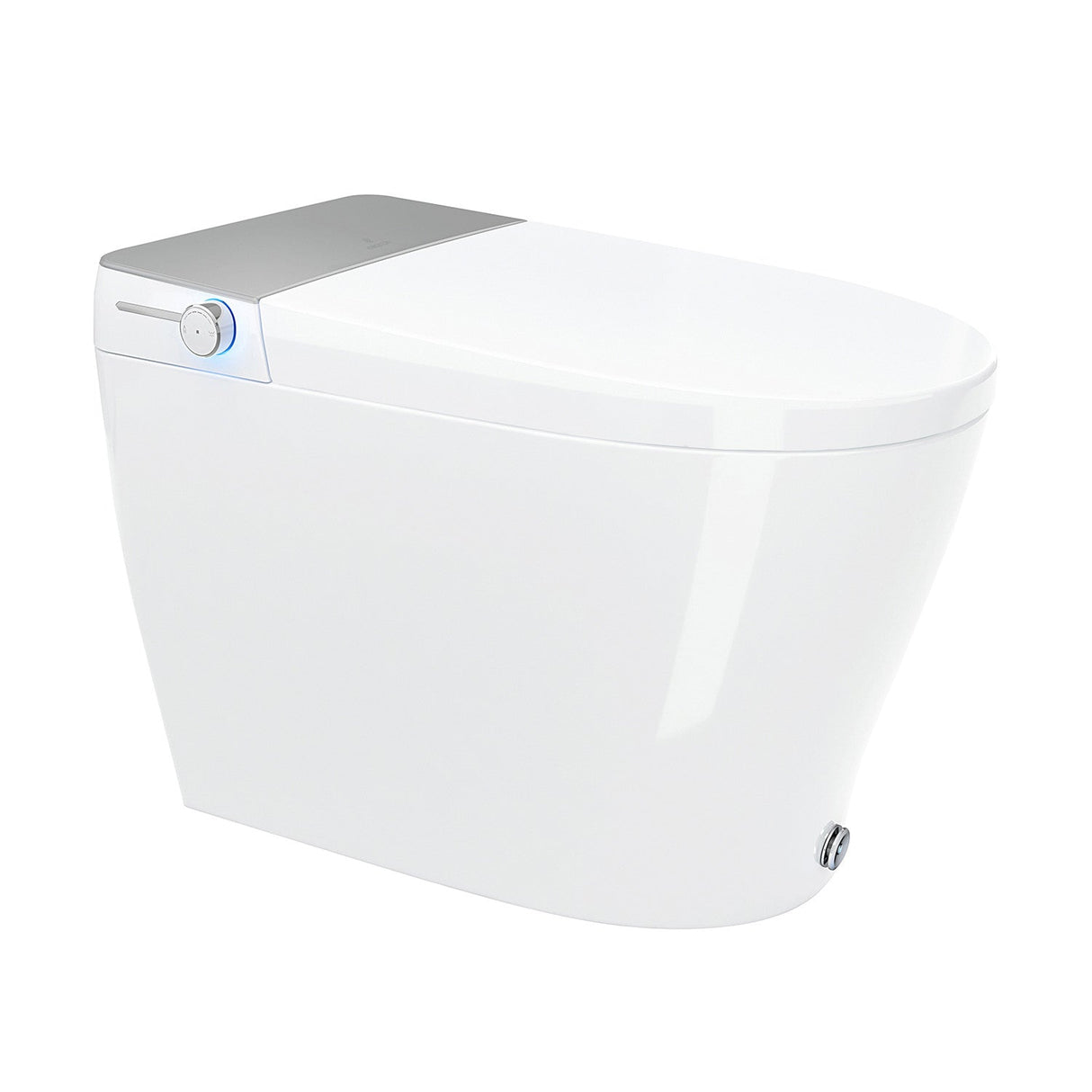 Kingston Sona VSC39918 - Edison Smart Toilet, White/Brushed Nickel