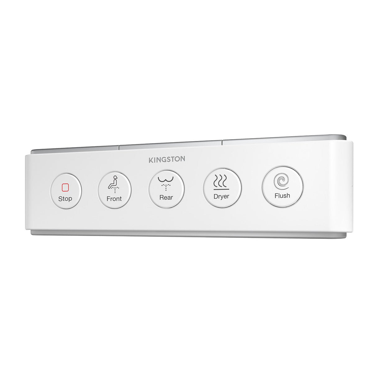 Kingston Sona VSC39918 - Edison Smart Toilet, White/Brushed Nickel