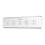Kingston Sona VSC39918 - Edison Smart Toilet, White/Brushed Nickel