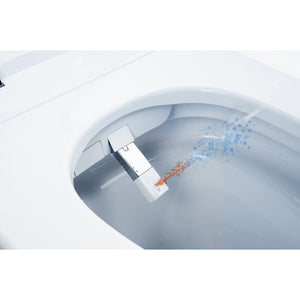 Kingston Sona VSC39918 - Edison Smart Toilet, White/Brushed Nickel