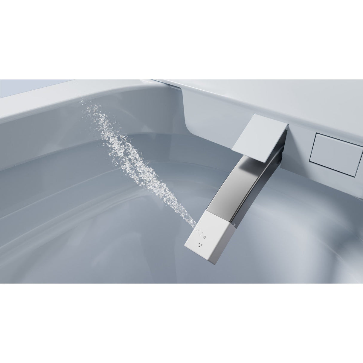 Kingston Sona VSC39918 - Edison Smart Toilet, White/Brushed Nickel