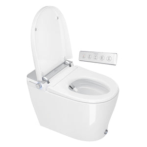 Kingston Sona VSC39918 - Edison Smart Toilet, White/Brushed Nickel