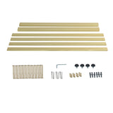 Kingston Commercial VSP3722H7 Console Sink Base Bar Shelf, Brushed Brass