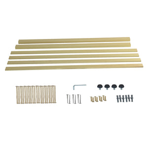 Kingston Commercial VSP4922H7 Console Sink Base Bar Shelf, Brushed Brass