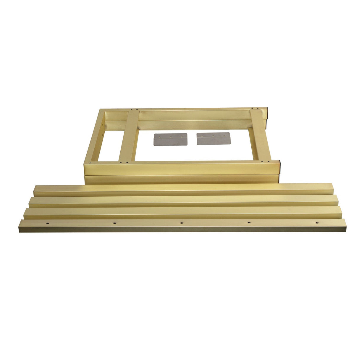 Kingston Commercial VSP4922P7 Console Sink Base, Brushed Brass