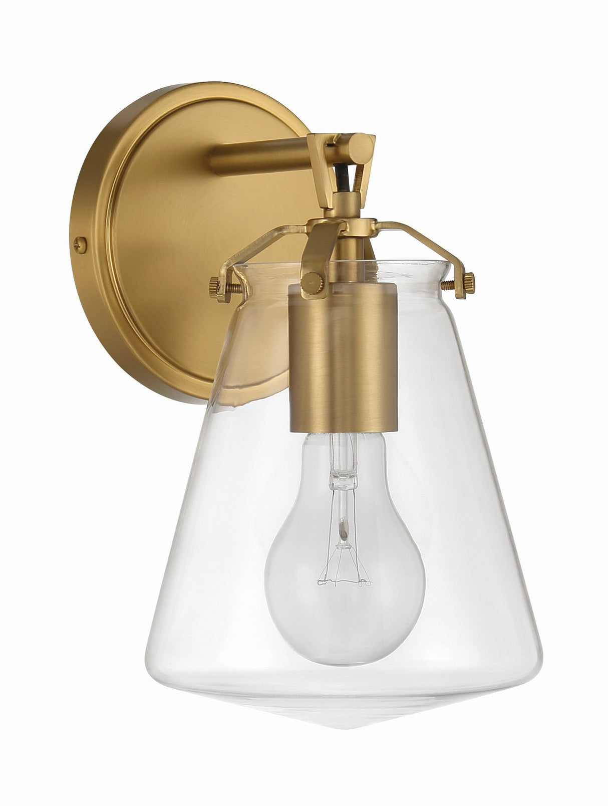 Voss 1 Light Luxe Gold Sconce VSS-7001-LG