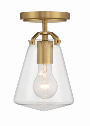 Voss 1 Light Luxe Gold Semi Flush Mount VSS-7002-LG_CEILING
