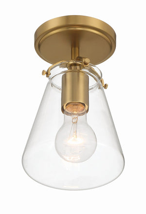 Voss 1 Light Luxe Gold Semi Flush Mount VSS-7002-LG_CEILING