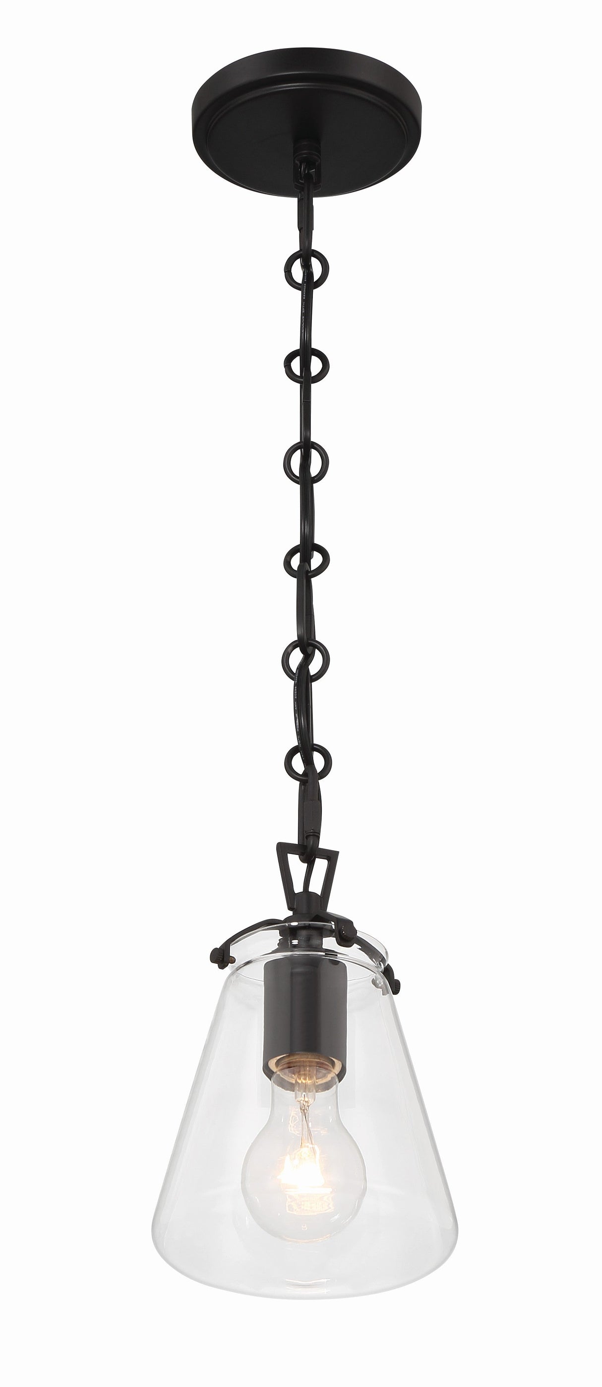 Voss 1 Light Luxe Gold Mini Pendant VSS-7002-LG