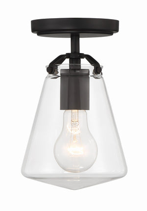Voss 1 Light Luxe Gold Semi Flush Mount VSS-7002-LG_CEILING