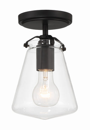 Voss 1 Light Luxe Gold Semi Flush Mount VSS-7002-LG_CEILING