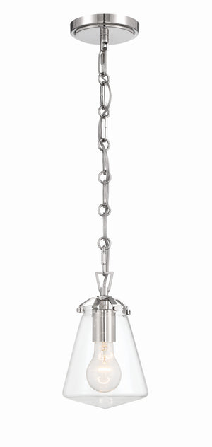 Voss 1 Light Luxe Gold Mini Pendant VSS-7002-LG