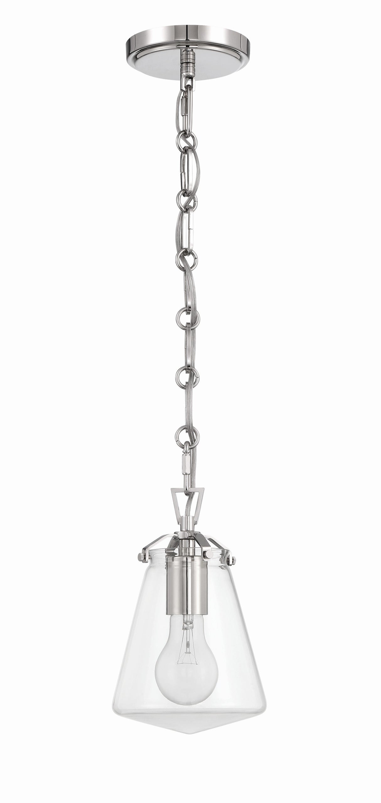 Voss 1 Light Luxe Gold Mini Pendant VSS-7002-LG