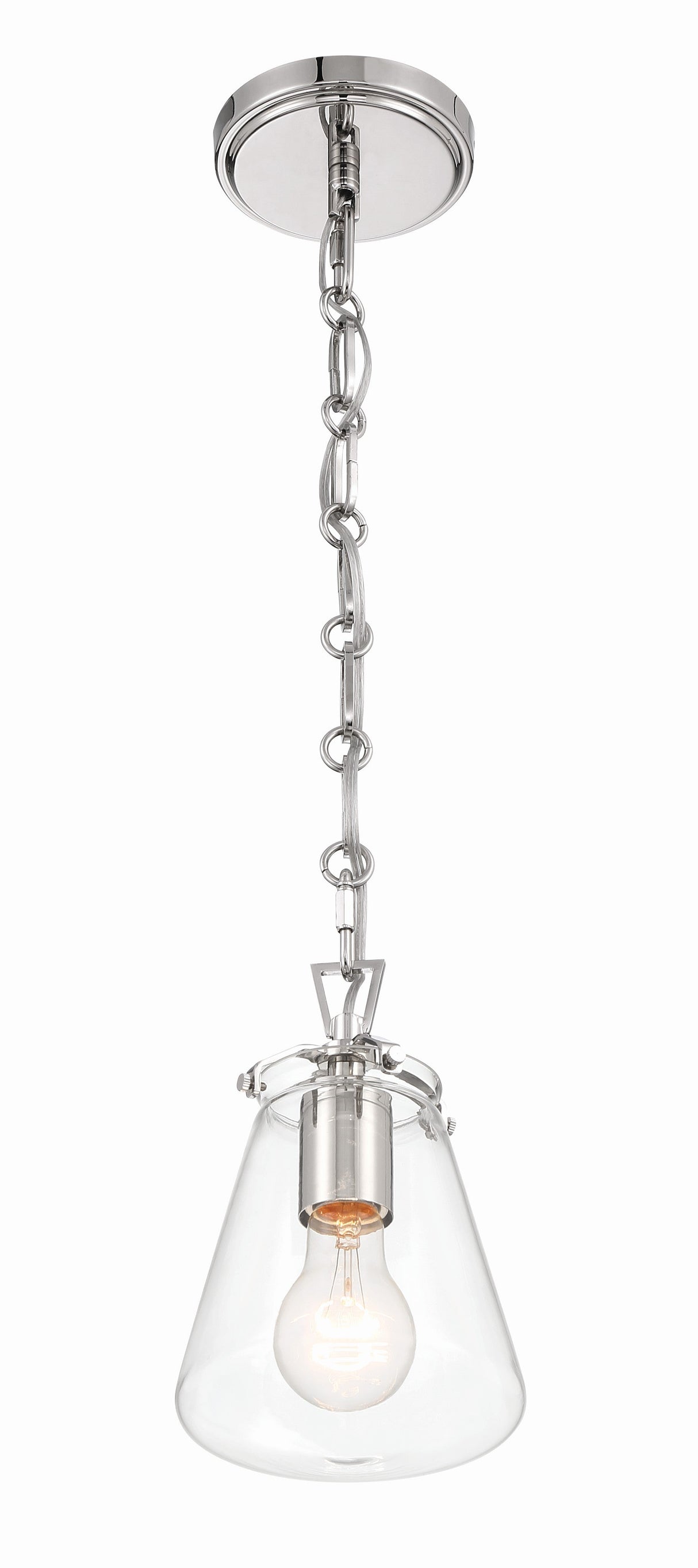 Voss 1 Light Luxe Gold Mini Pendant VSS-7002-LG