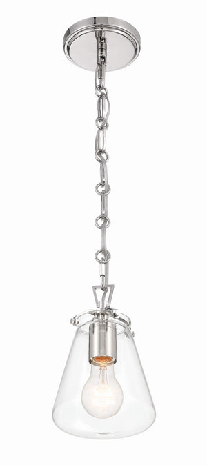 Voss 1 Light Luxe Gold Mini Pendant VSS-7002-LG