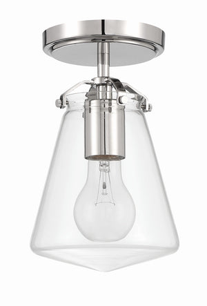 Voss 1 Light Luxe Gold Semi Flush Mount VSS-7002-LG_CEILING