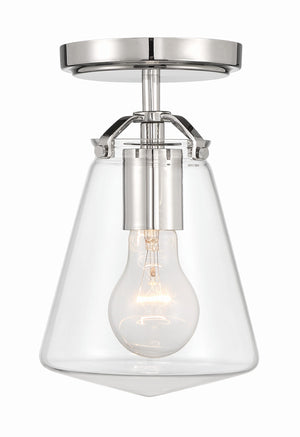 Voss 1 Light Luxe Gold Semi Flush Mount VSS-7002-LG_CEILING