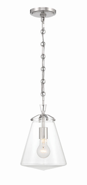 Voss 1 Light Luxe Gold Mini Pendant VSS-7003-LG