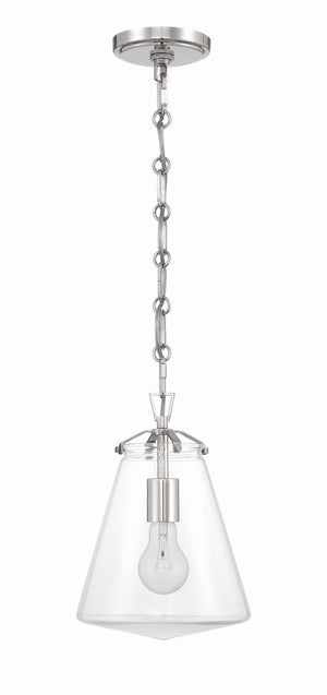 Voss 1 Light Luxe Gold Mini Pendant VSS-7003-LG