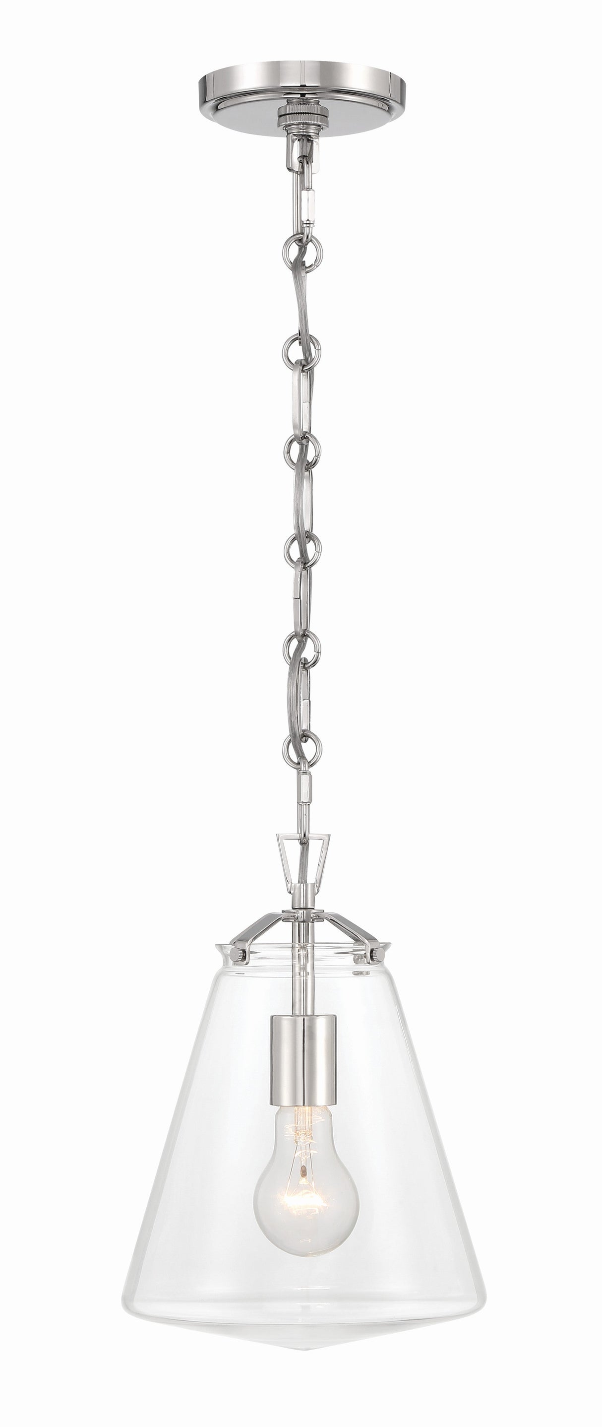 Voss 1 Light Luxe Gold Mini Pendant VSS-7003-LG