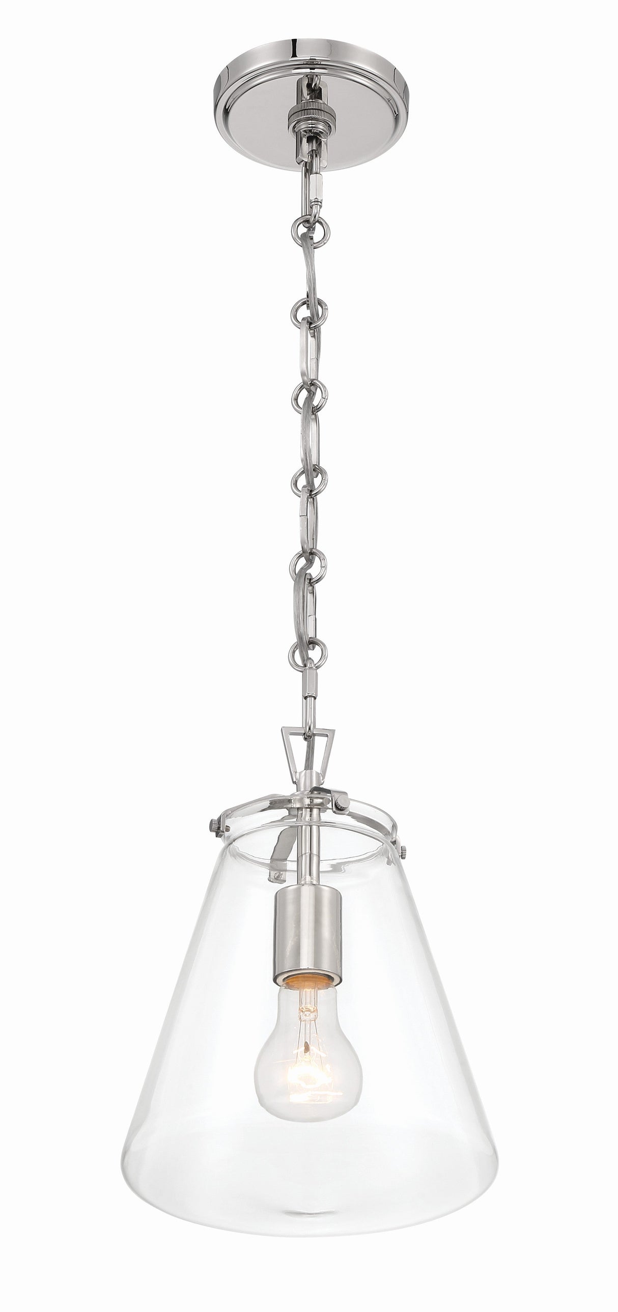 Voss 1 Light Luxe Gold Mini Pendant VSS-7003-LG