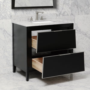 CANTO Metal Trim 36-in Single-Basin Vanity