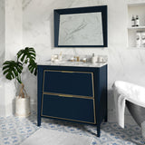 CANTO Metal Trim 36-in Single-Basin Vanity