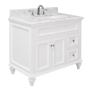 ICERA Presley Vanity Cabinet, 36-in Ocean Grey V-6436.03