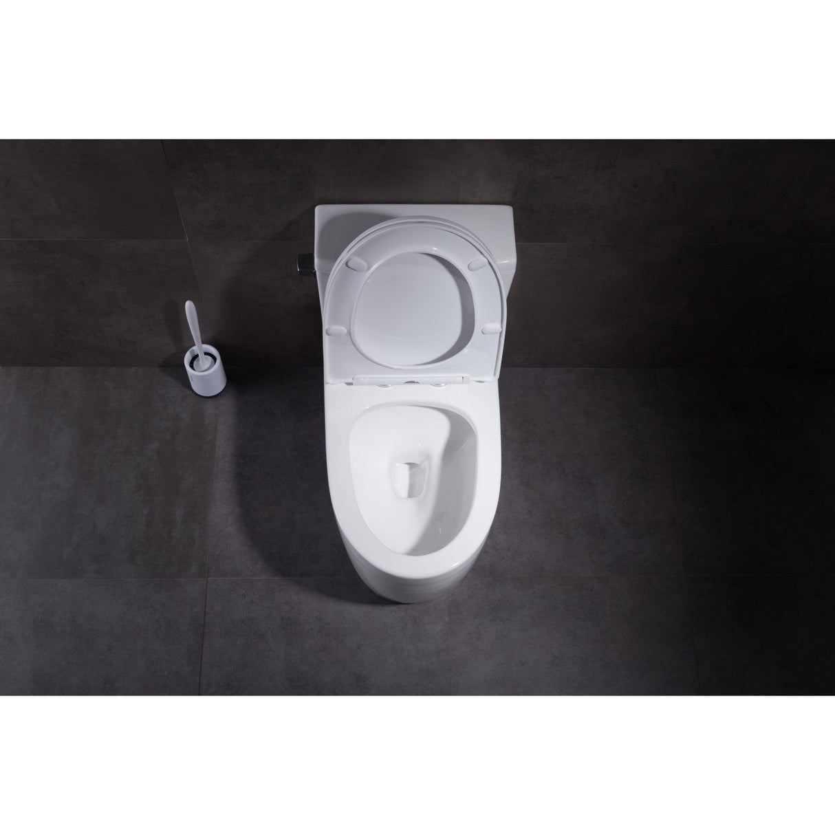 Courtyard VTC2995 Single-Flush 1.28 GPF Elongated One-Piece Toilet, White