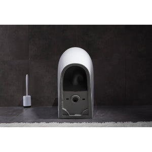 Courtyard VTC2995 Single-Flush 1.28 GPF Elongated One-Piece Toilet, White