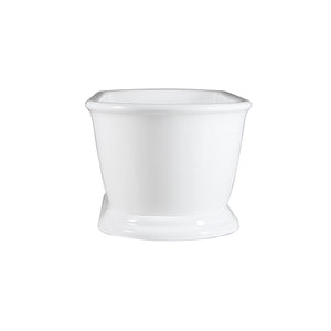 Aqua Eden VTDE713224 71-Inch Acrylic Double Ended Pedestal Bathtub with Drain, Glossy White